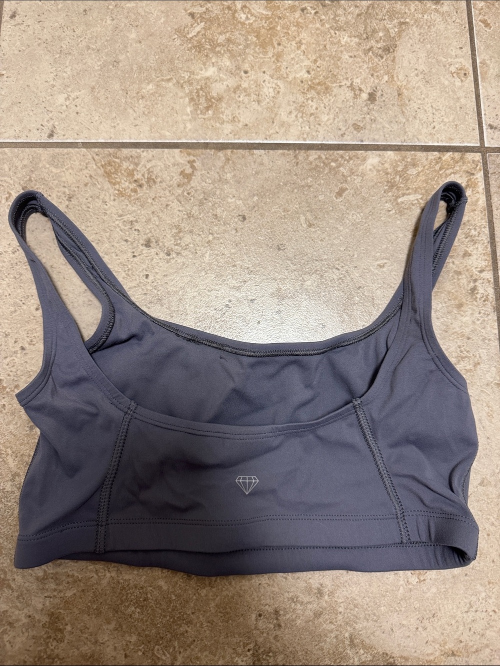 Jule Dancewear En L' Air Compression Scoop Bra in Charcoal, Medium